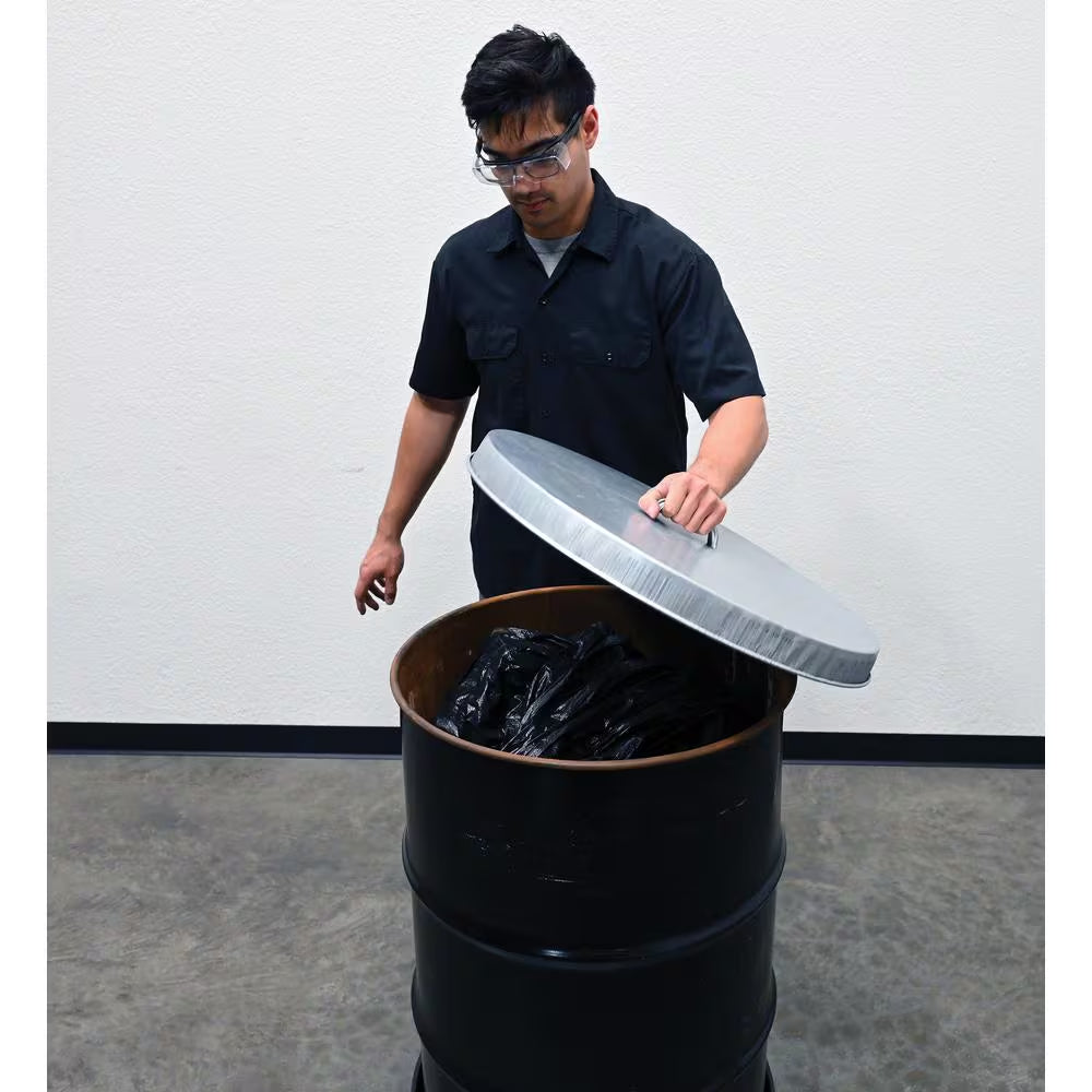 Open Head Galvanized Drum Cover with Handle