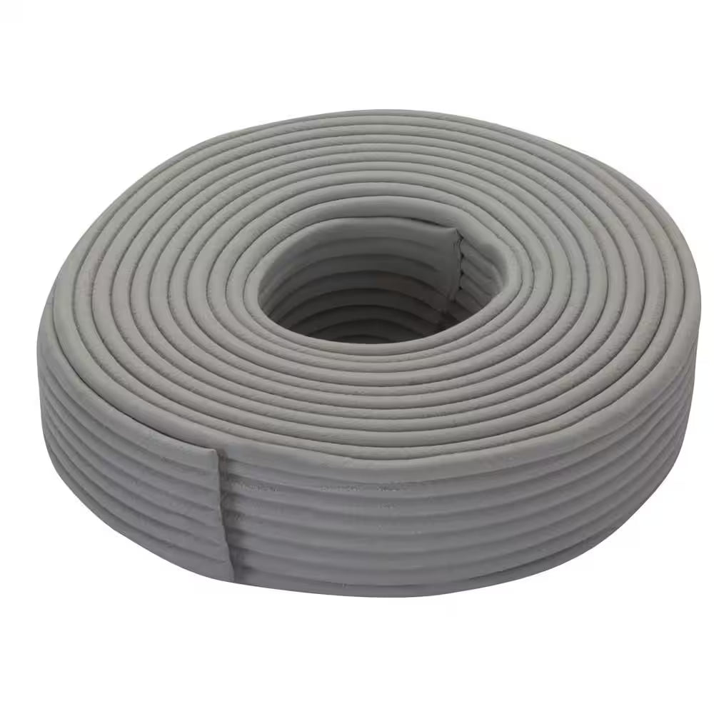 90 Ft. Gray Replaceable Caulk Cord Weatherseal for Small Gaps & Cracks