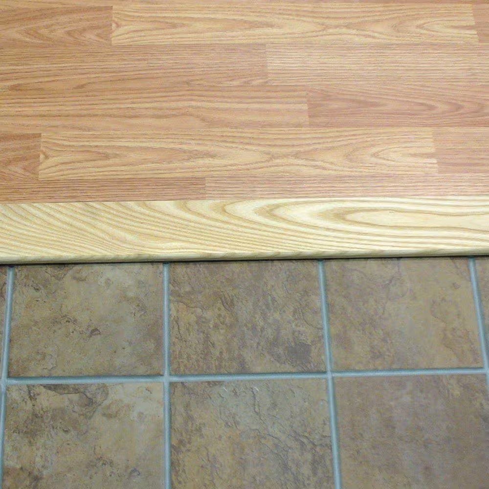 3 In. X 36 In. Natural Hardwood Flat-Profile Door Weatherstripping Threshold