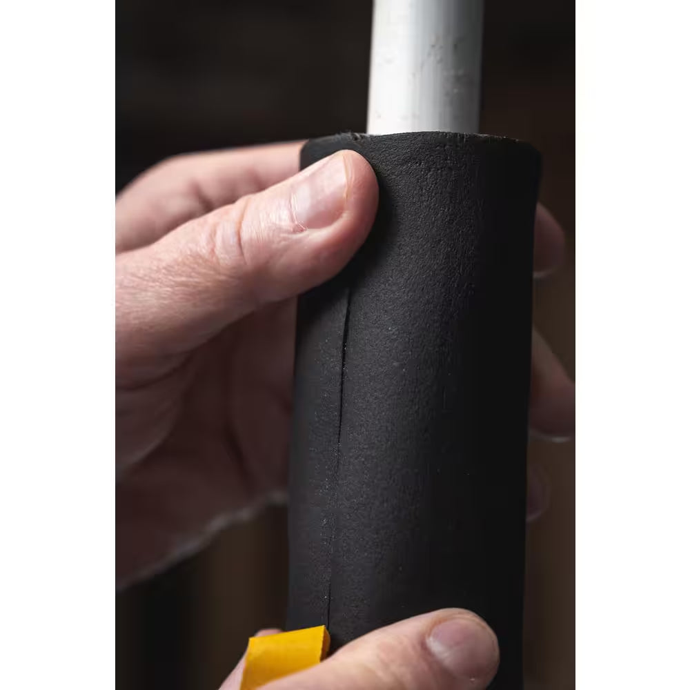 1/2 In. X 6 Ft. Rubber Self-Seal Pipe Wrap Insulation