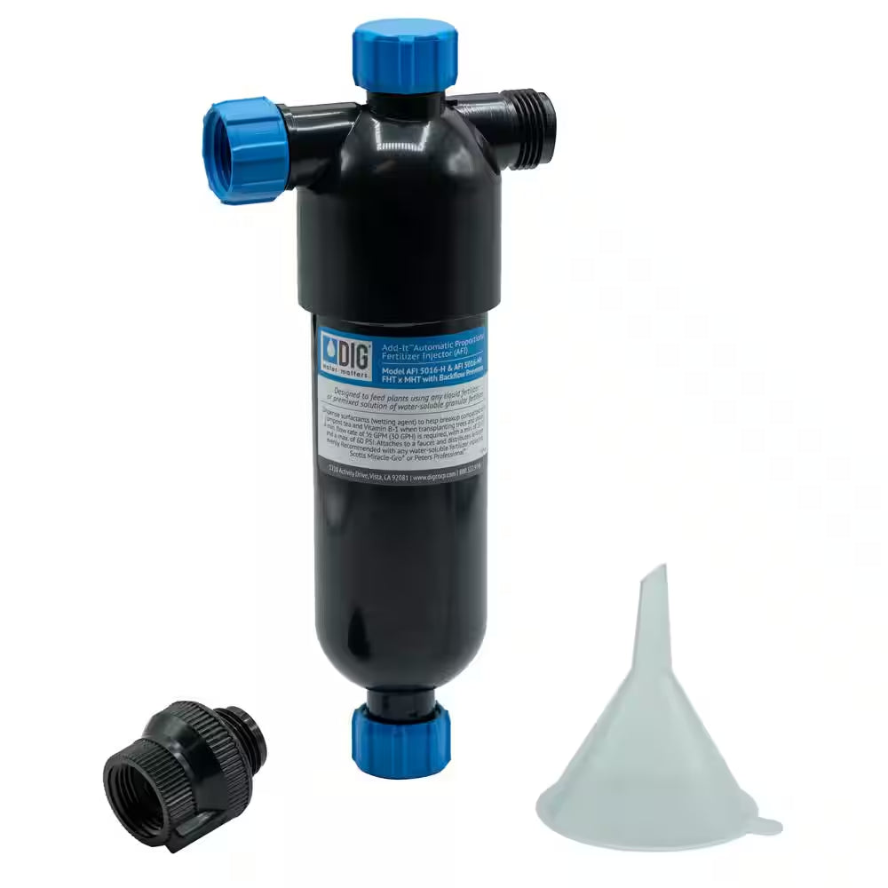 ¾" FHT X MHT Automatic Fertilizer Applicator/Injector with Backflow Device, 1 Pint