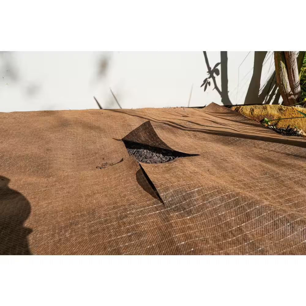 4 Ft. X 100 Ft. Heavy-Duty Matrix Grid Weed Control Landscape Fabric in Dual Color