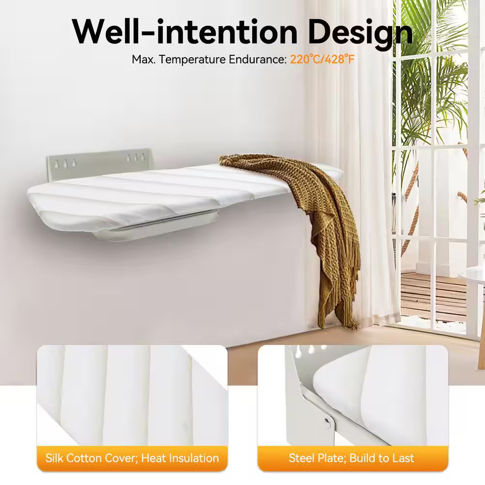 180° Rotatable Wall-Mounted Folding Ironing Board
