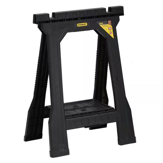 4 In. W X 32 In. H Plastic Folding Sawhorse (2 Pack)