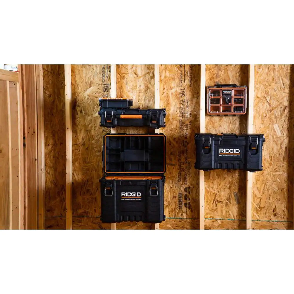 Pro Gear System Gen 2.0 Stackable Rolling Tool Box , 22 In. Heavy Duty Tool Box, and Compact Tool Box