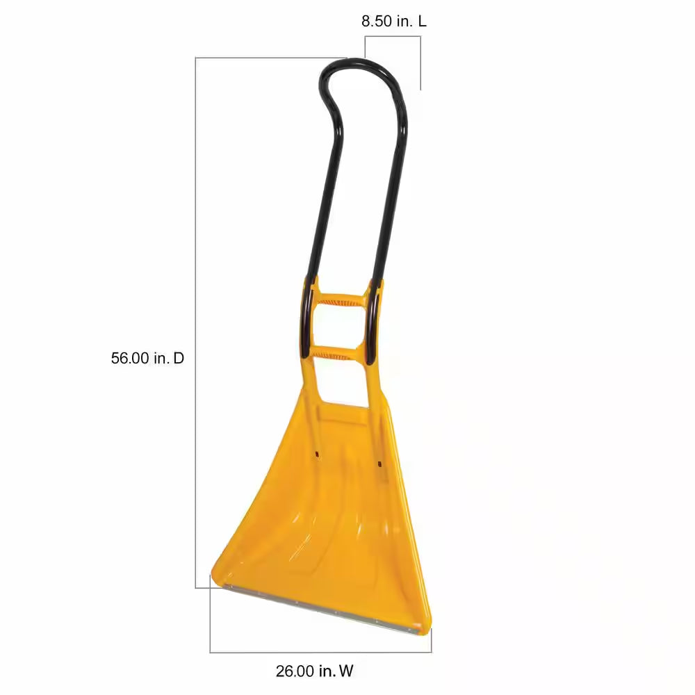 43 In. Aluminum Handle 26 In. Poly Blade Snoboss Snow Shovel