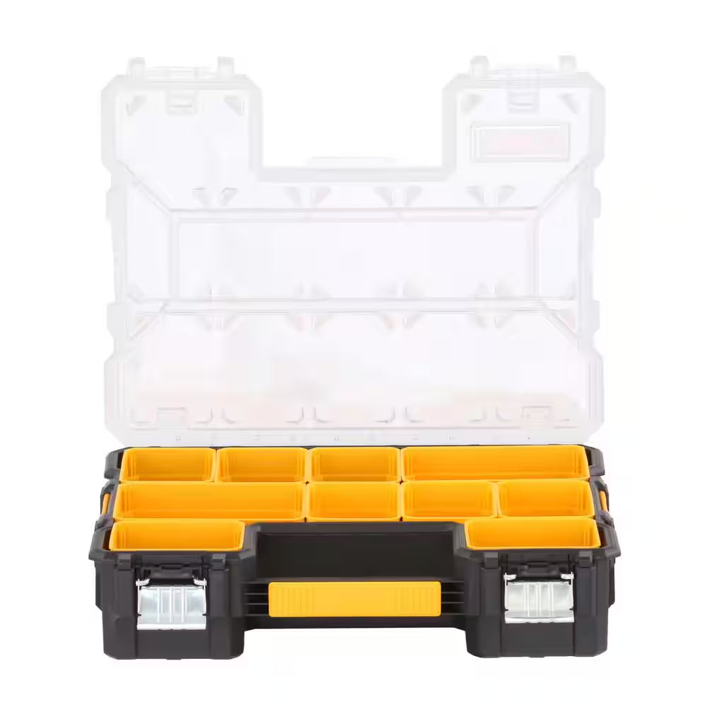 Plastic 10-Compartment Deep Pro Small Parts Organizer