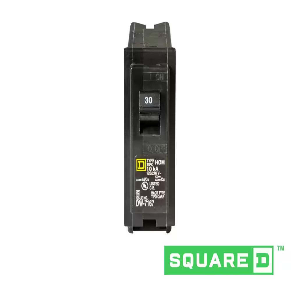 Homeline 30 Amp Single-Pole Circuit Breaker(Hom130Cp)