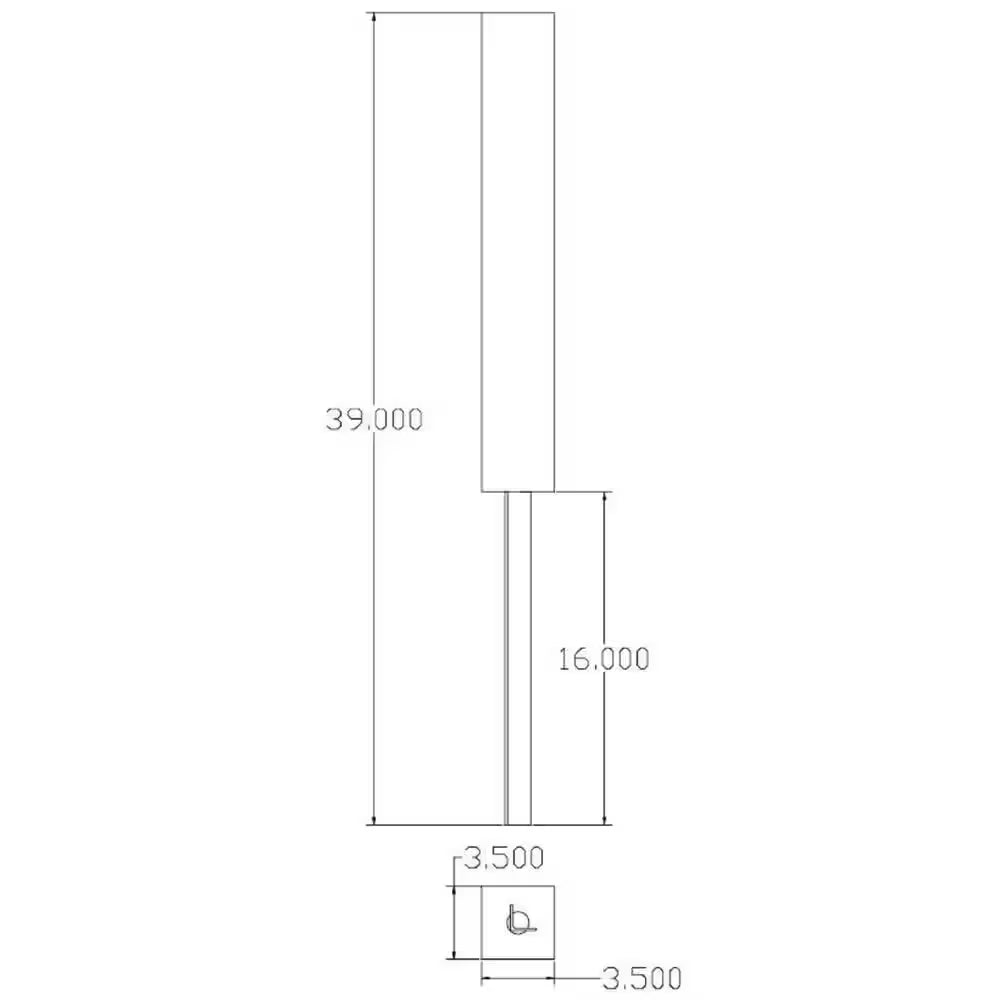 In-Ground Post Anchor Kit, Wood and Steel