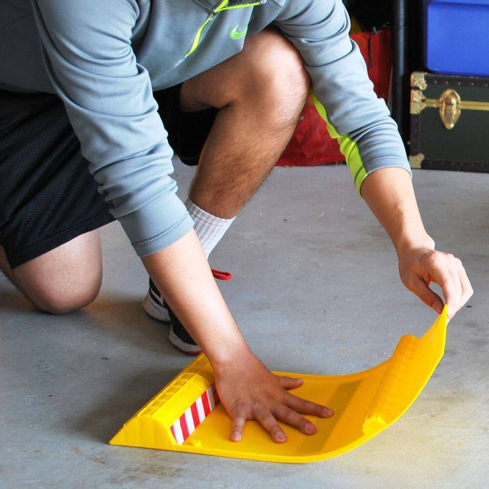 Park Right Parking Mat Guide Yellow