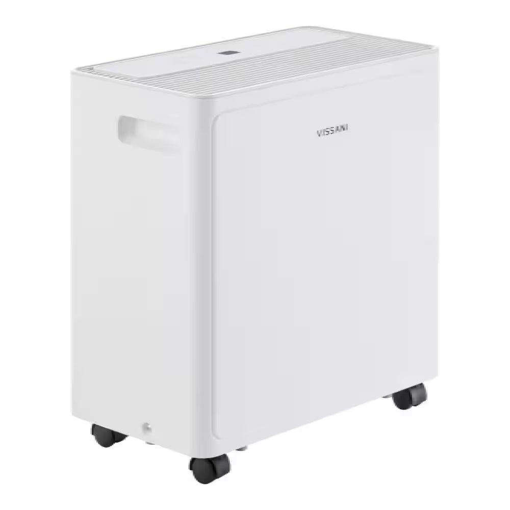 25 Pt. Dehumidifier up to 1,500 Sq. Ft. ENERGY STAR for Basement, Garage, or Wet Rooms in White