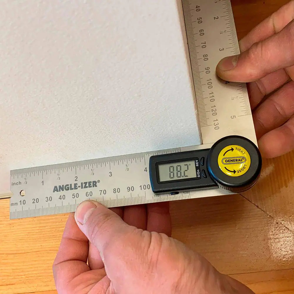 5 In. Digital Reversible Angle Finder with Angle Lock and Large LCD Readout