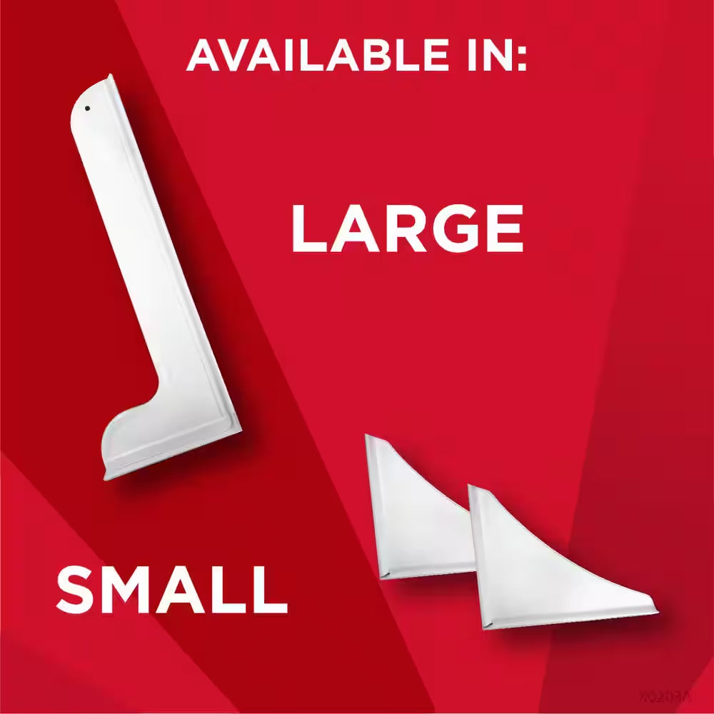 10.5 in X 28.55 in Large Adhesive Plastic Wall Splash Guard for Showers and Tubs