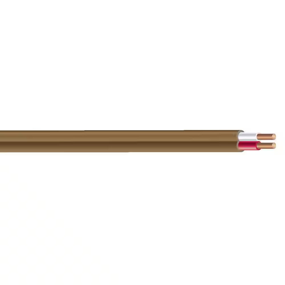 500 Ft. 18/2 Brown Solid CU CL2 Thermostat Wire