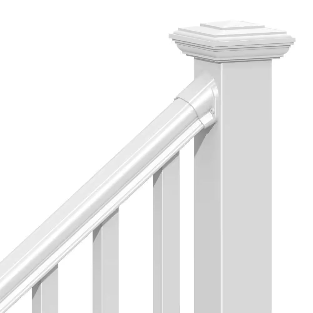 Traditional/Williamsburg White Stair Bracket Kit (4-Pack)