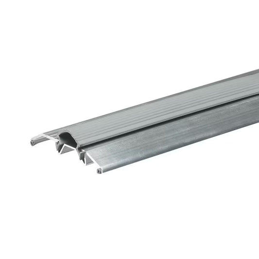 3-3/4 In. X 36 In. Aluminum Silver Low-Rug Threshold