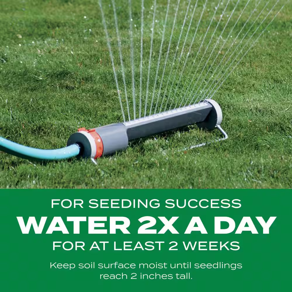 Turf Builder 12 Lbs. 1,200 Sq. Ft. THICK'R LAWN Grass Seed, Fertilizer, and Soil Improver for Sun & Shade