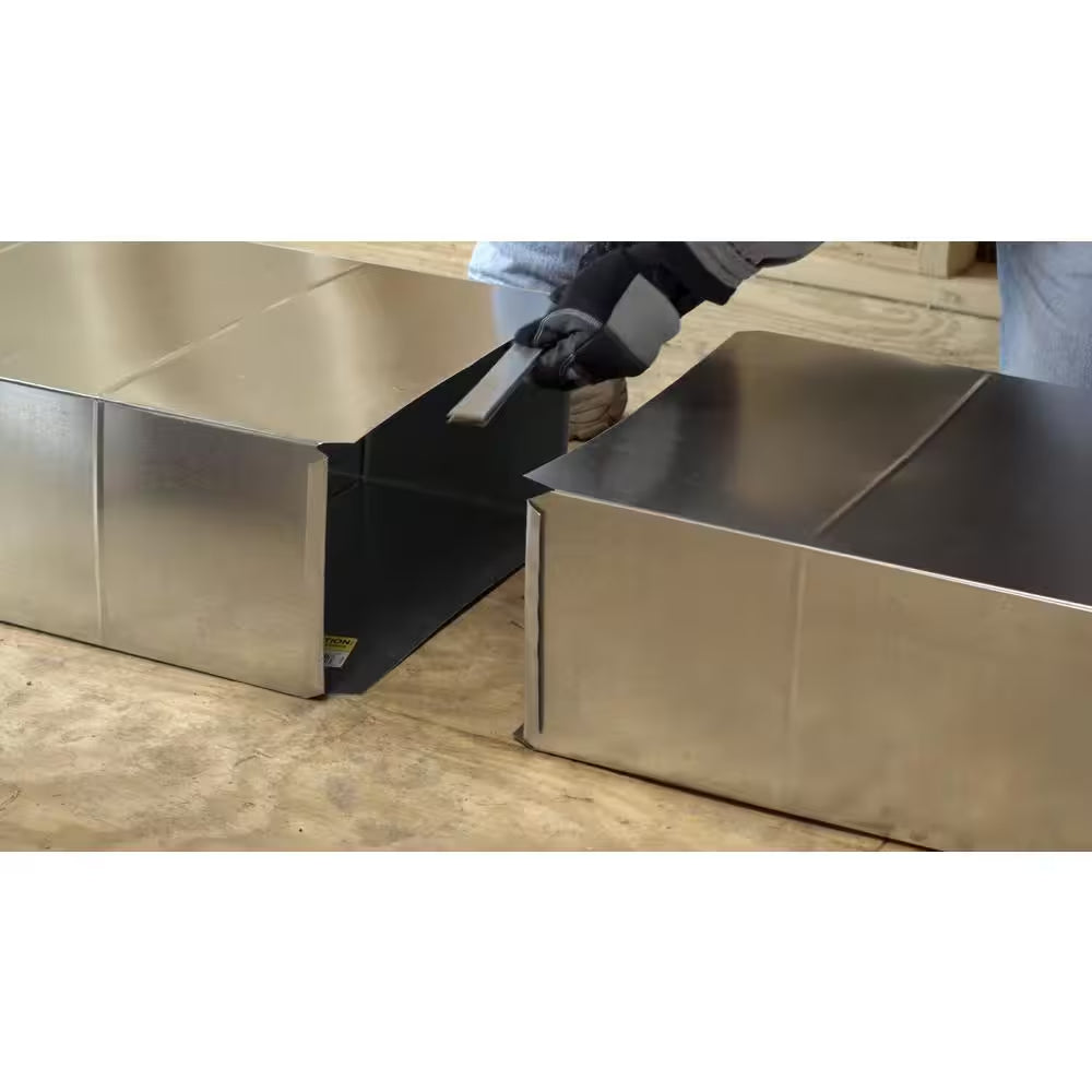3.25 In. X 10 In. X 3 Ft. Half Section Rectangular Stack Duct