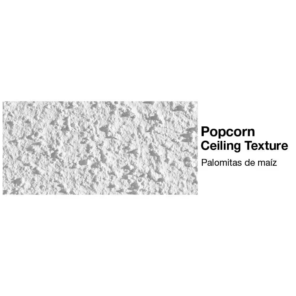 2 Gal. White Popcorn Roll-On Texture Decorative Ceiling Finish