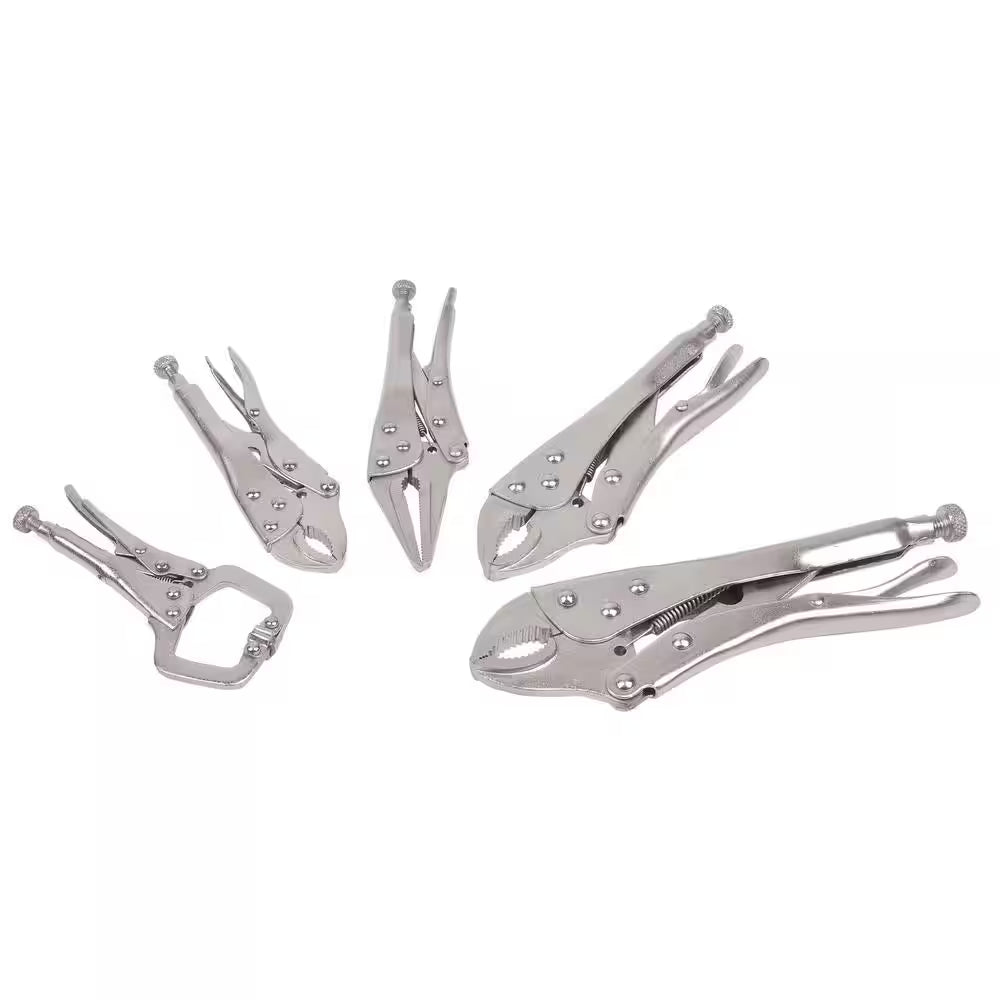 Assorted Loc Grip Pliers Set (5-Piece)