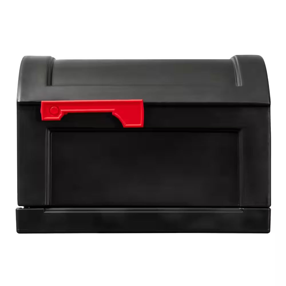 Town-To-Town Extra Large T4 Sized Resin Mailbox Black Onyx