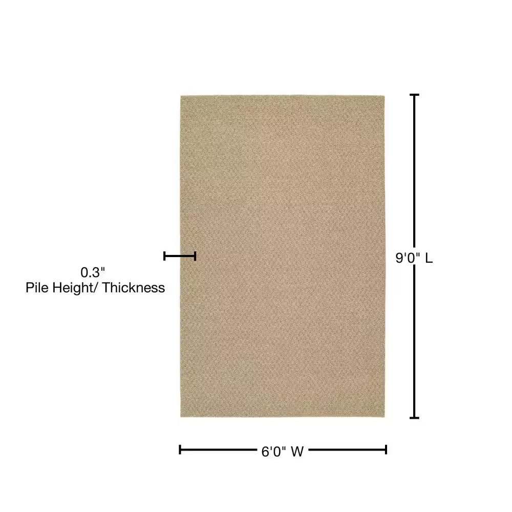 Town Square Tan 6 Ft. X 9 Ft. Area Rug