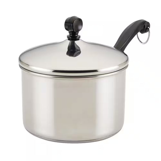 Classic Series 2 Qt. Stainless Steel Sauce Pan with Lid