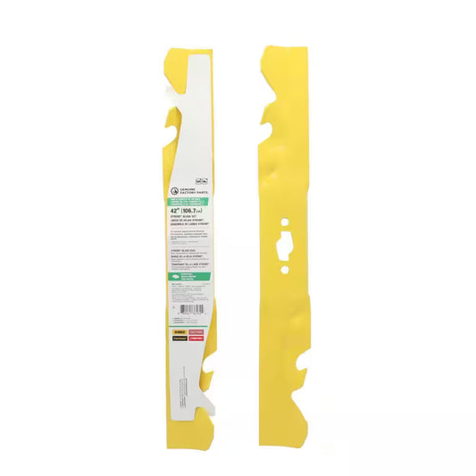 Original Equipment Xtreme 3-In-1 Blade Set for Select 42 In. Mowers with S-Shaped Center OE# 742P05177-X, 742-05177-X