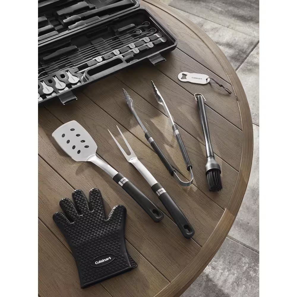Backyard BBQ Grill Tool Set (36-Piece) Outdoor Kitchen Accessories
