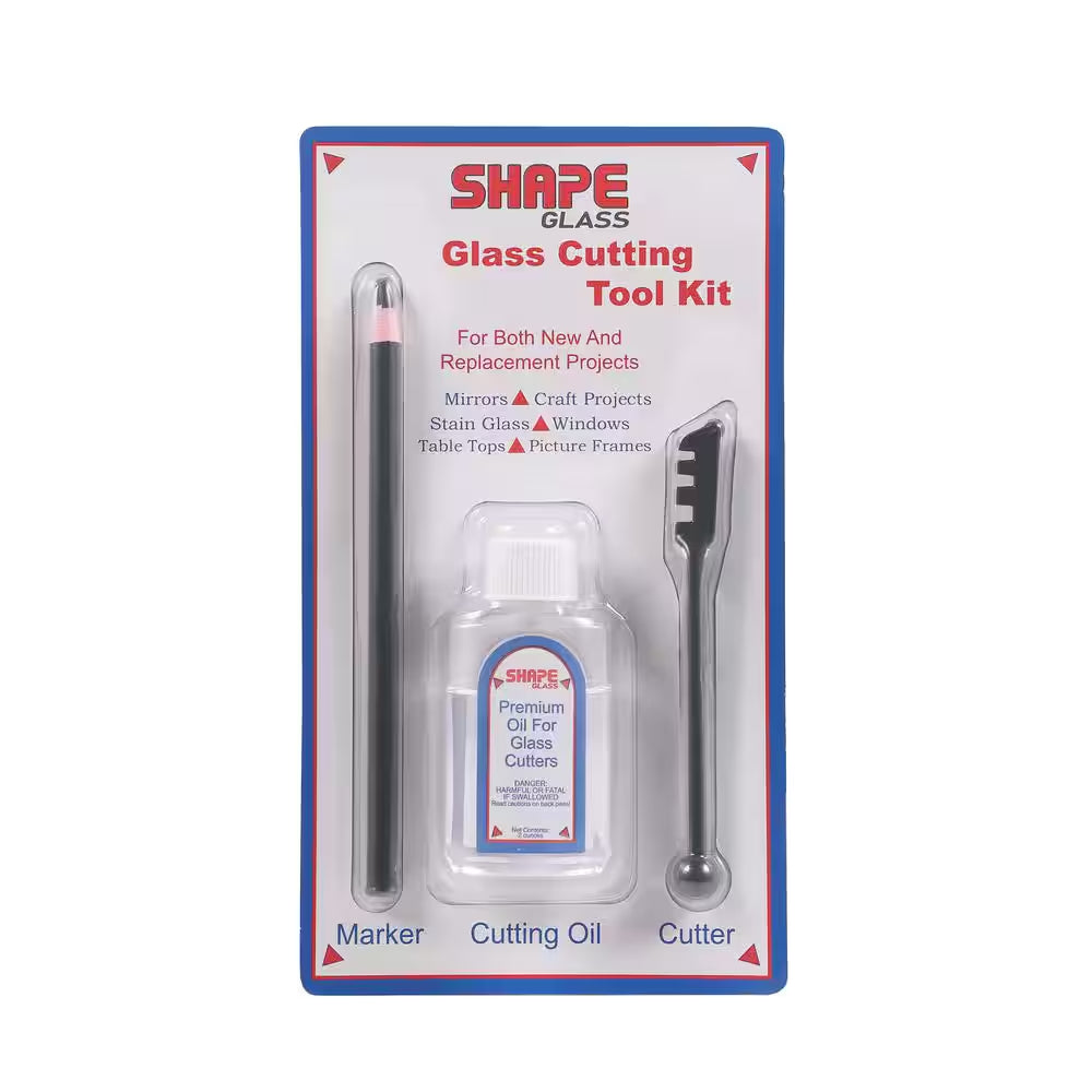 9.5 In. Glass-Cutting Tool Kit