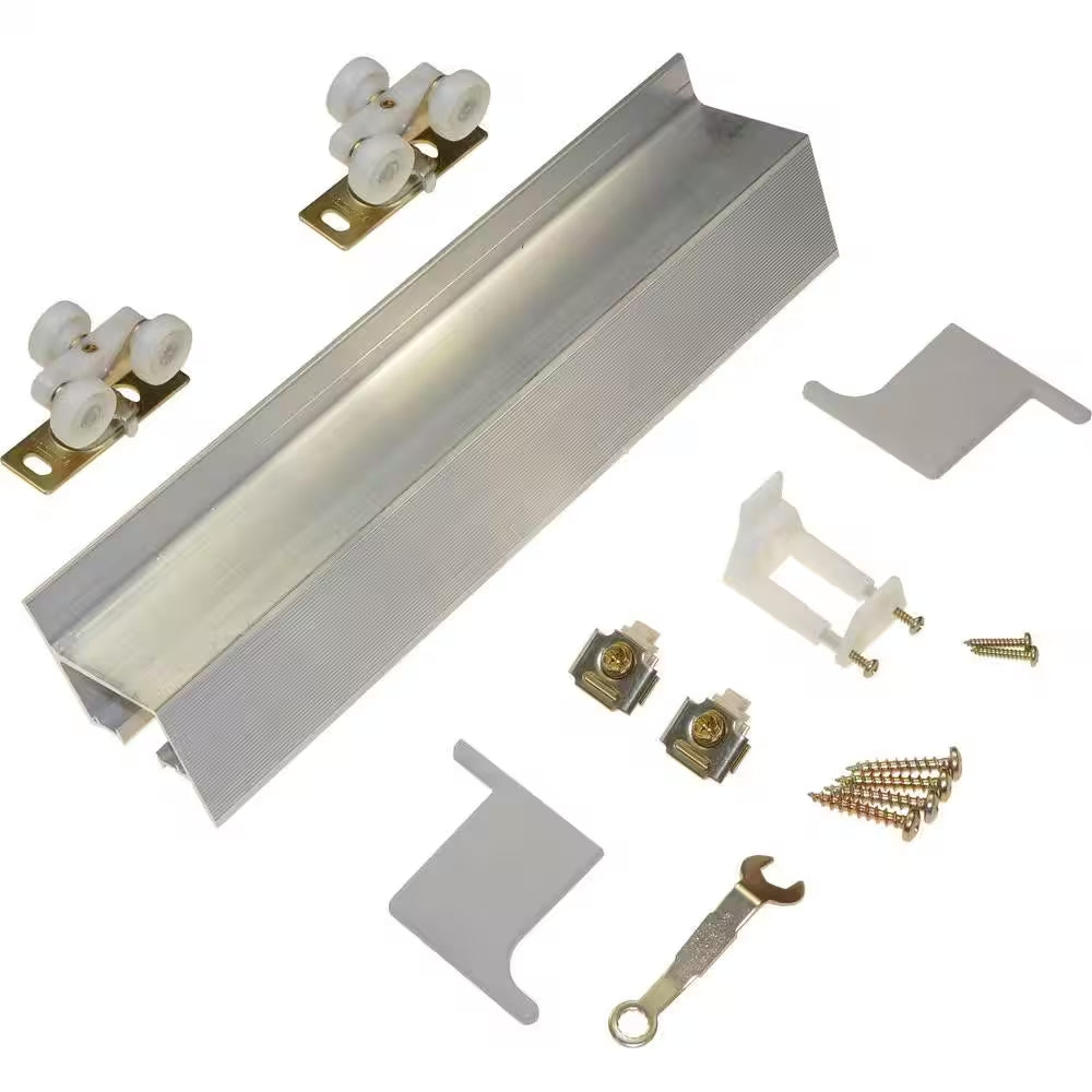 72 In. Wall Mount (Barn Door) Track and Hardware Set
