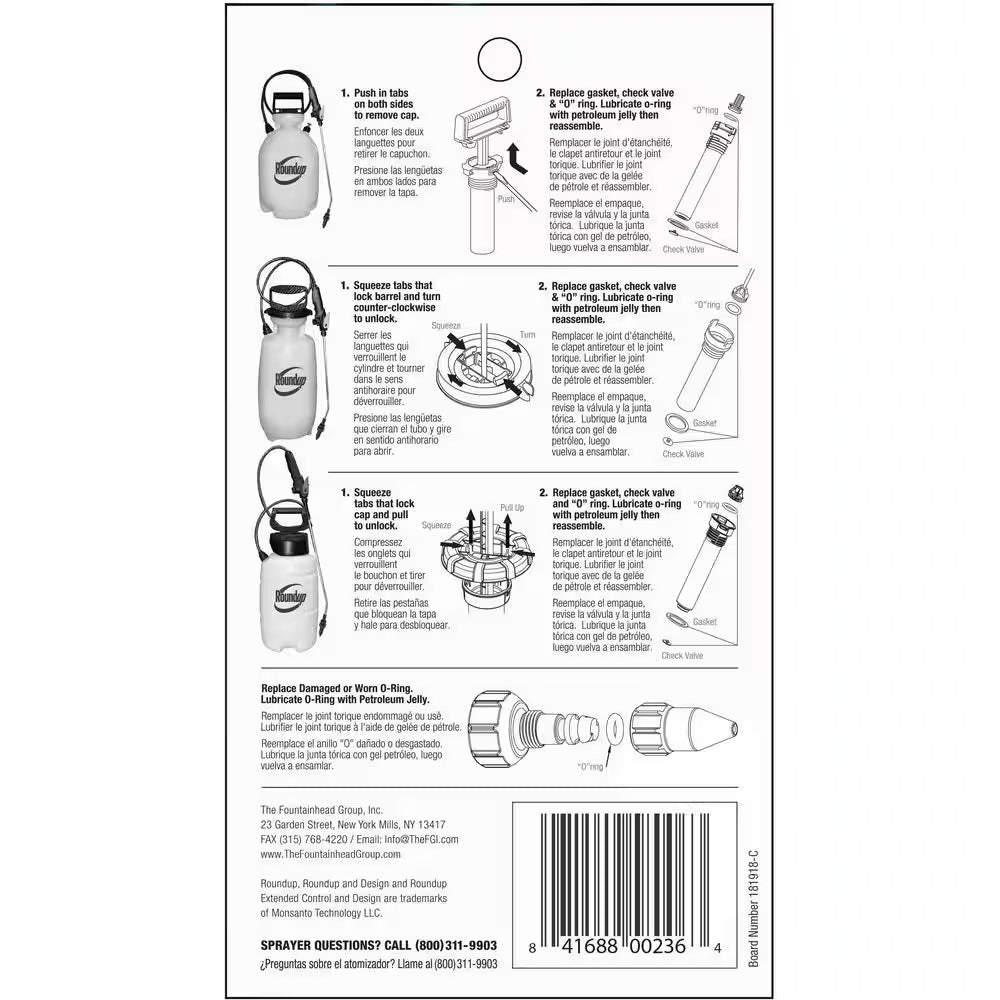 Sprayer Repair Kit and Ortho Brand Sprayers
