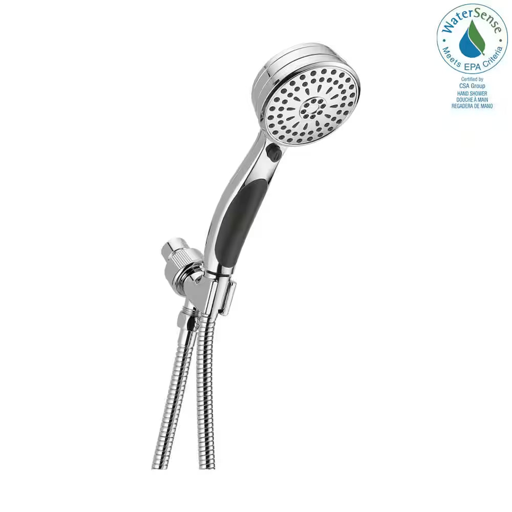 Activtouch 9-Spray Patterns 1.75 GPM 3.75 In. Wall Mount Handheld Shower Head in Chrome