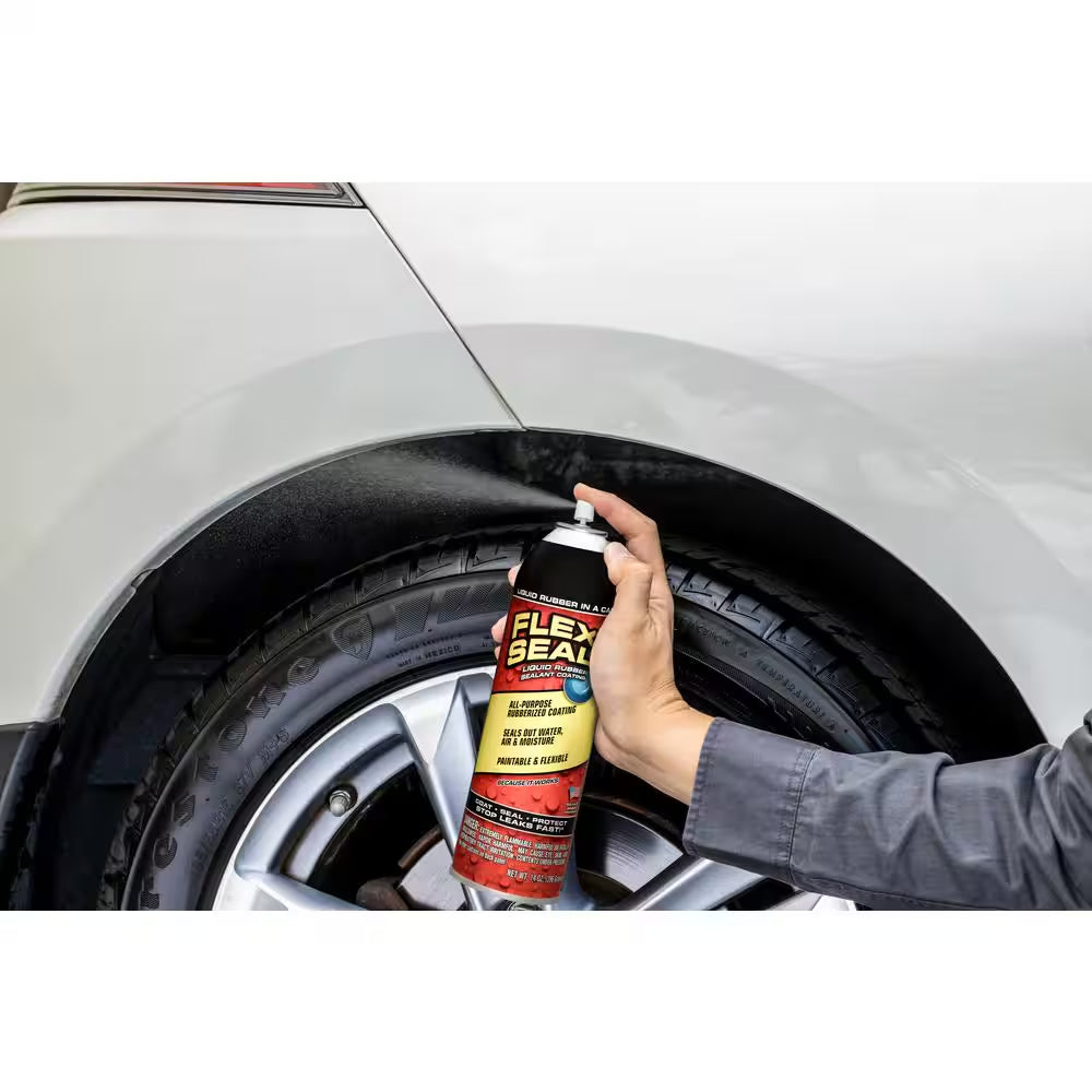 Flex Seal Black 14 Oz. Aerosol Liquid Rubber Sealant Coating Spray Paint