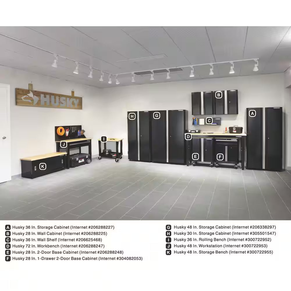 Steel Garage Wall Shelf in Red (36 In. W X 9 In. H X 9 In. D)