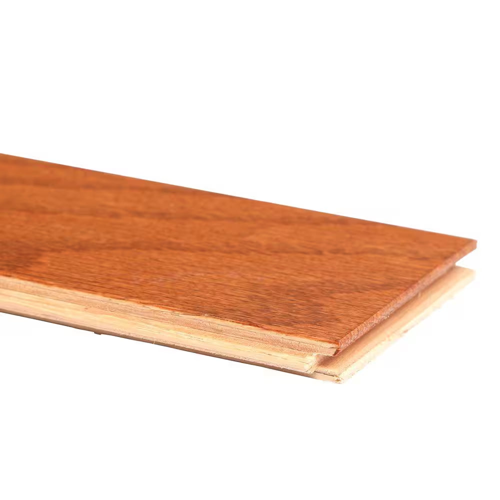 Colony Collection Gunstock Oak 3/8 In. T X 3 In. W T+G Smooth Engineered Hardwood Flooring (31.5 Sq.Ft./Ctn)