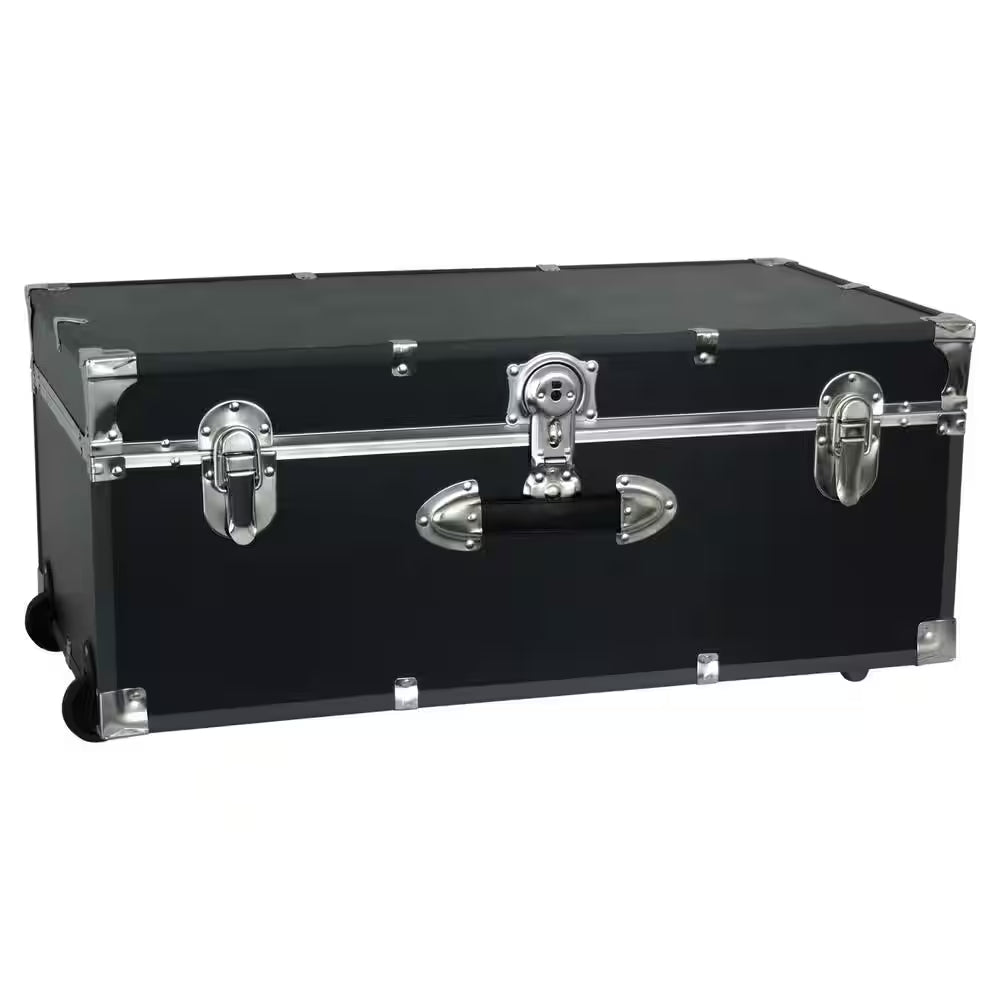 Seward Explorer 30 In. Trunk with Wheels & Lock, Black