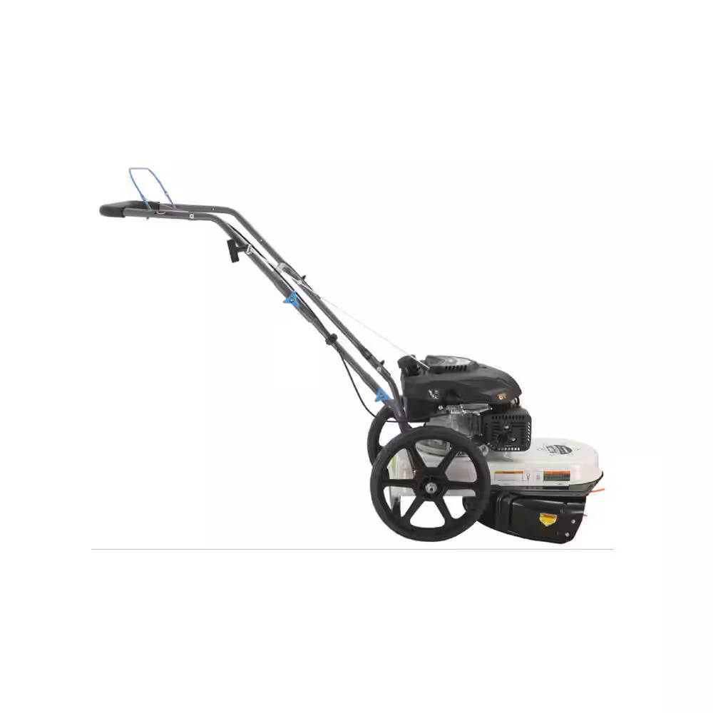 22 In. 173Cc Gas Recoil Start Walk-Behind Push Field String Trimmer Mower with Adjustable Trimmer Head