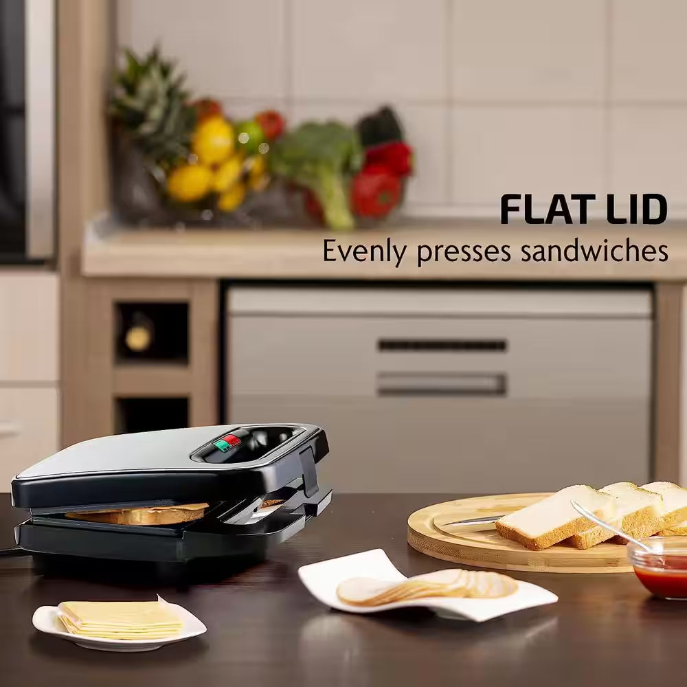 2-Slice Electric Sandwich Maker Non Stick Grill, Black (GPS401B)