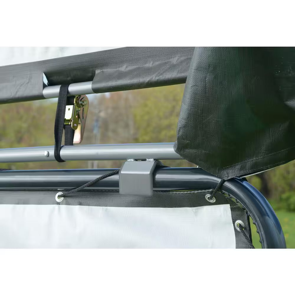 12 Ft. D X 12 Ft. W Enclosure Kit for Corral Shelter in Green with Uv-Treated, Heat-Sealed Panels