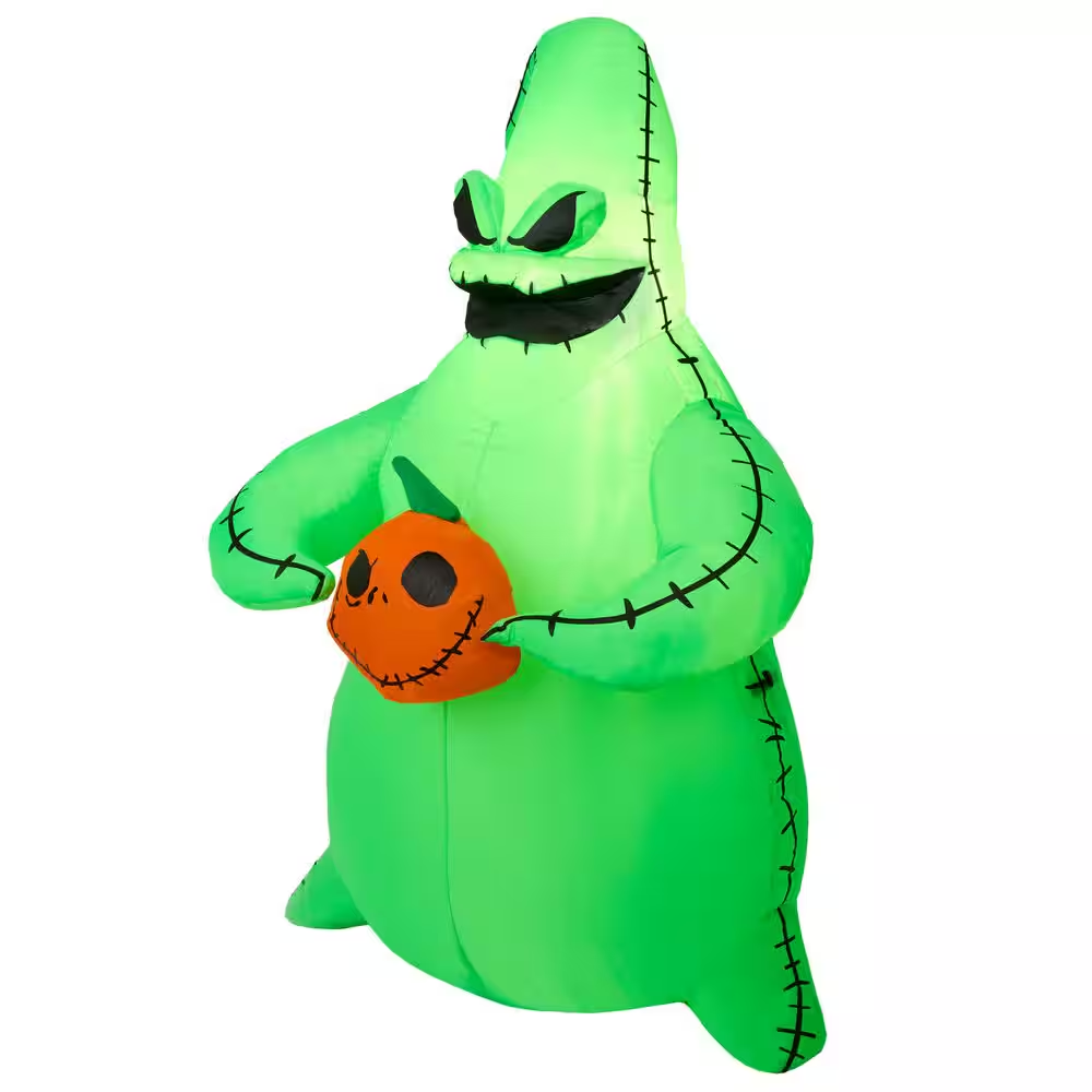 3.5 Ft LED Oogie Boogie with Pumpkin Inflatable Airblown® I5