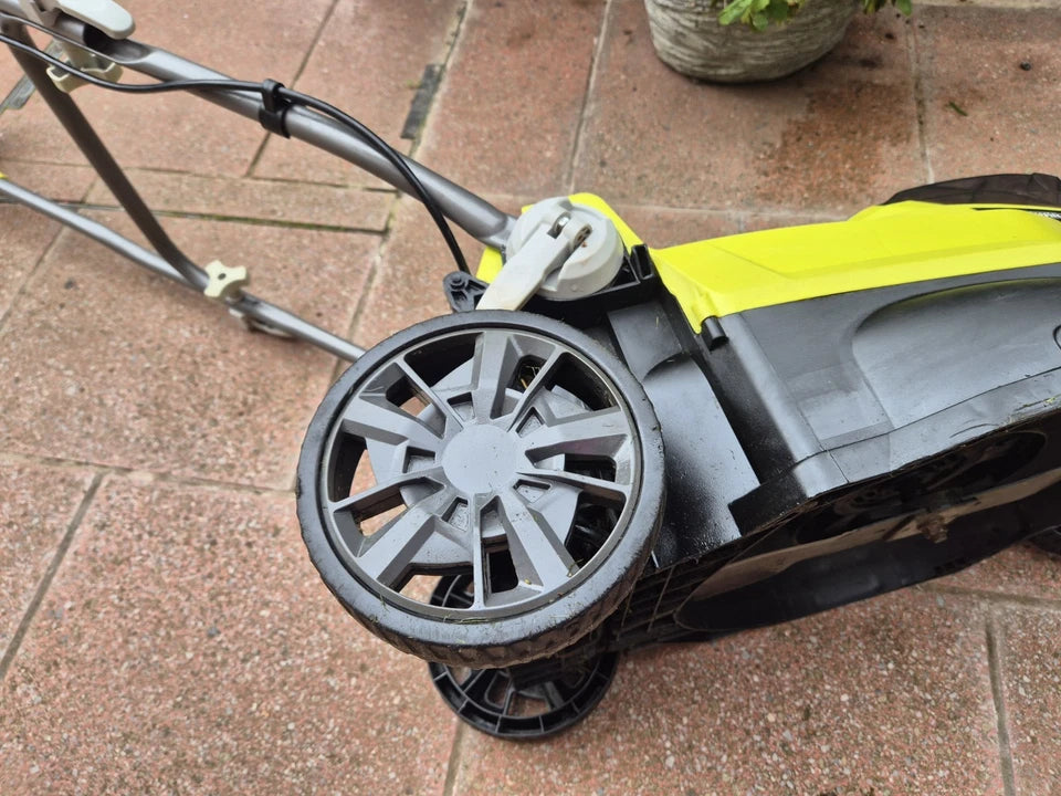 RYOBI 18V LAWN MOWER WITH STRIMMER , BATTERY & CHARGER