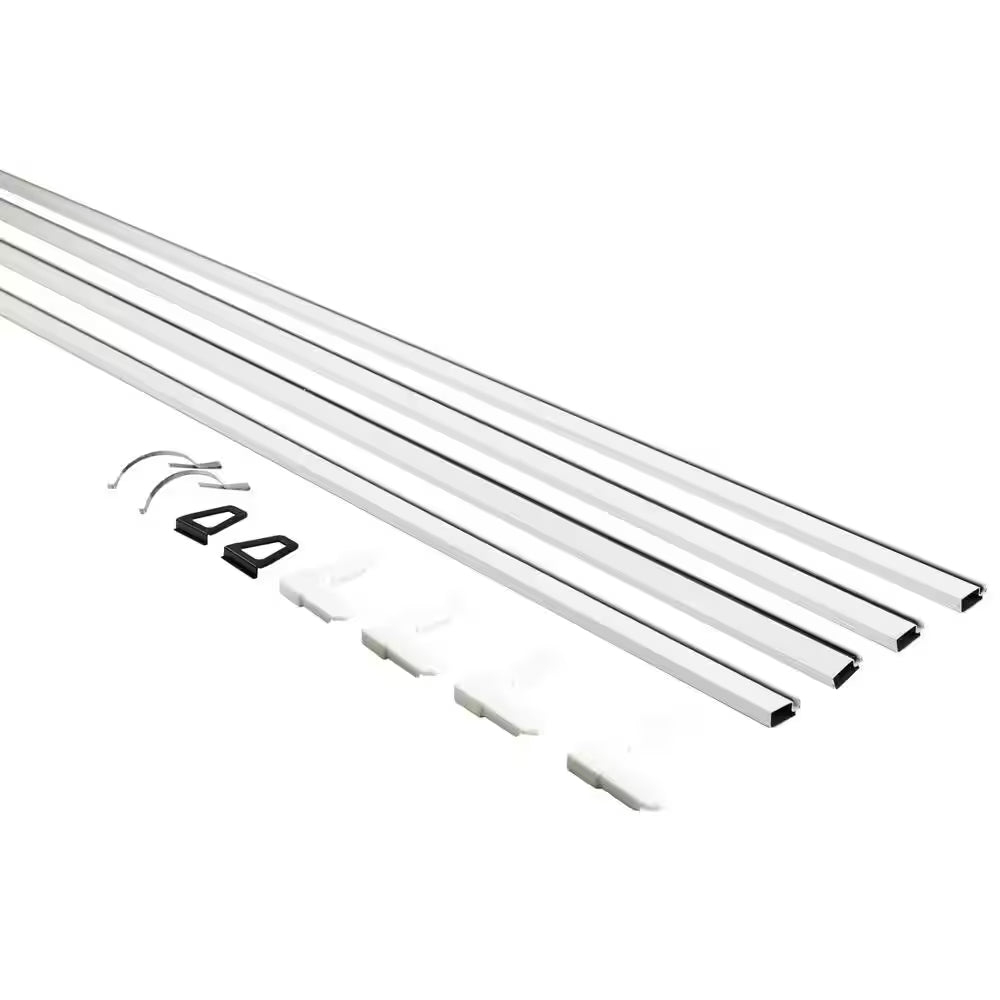 5/16 In. X 36 In. White Aluminum Screen Frame Kit