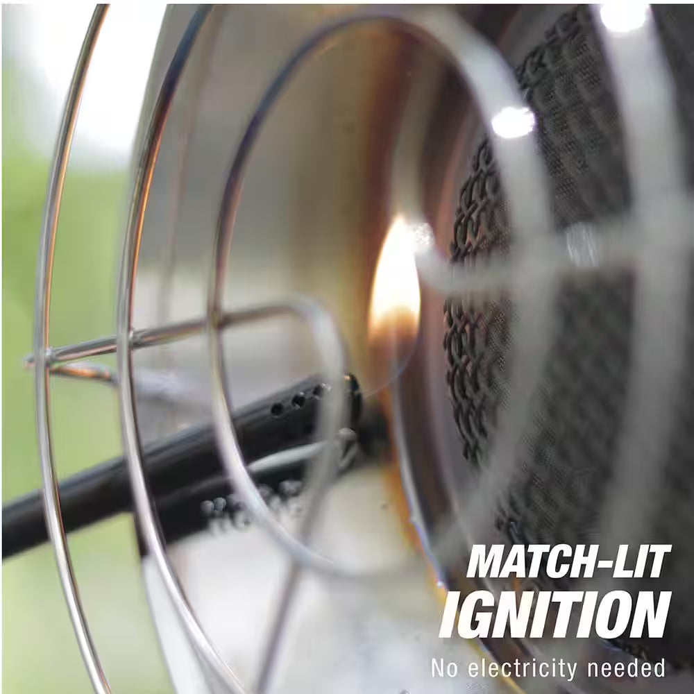 Tank Top 45,000 BTU Radiant Propane Outdoor Space Heater