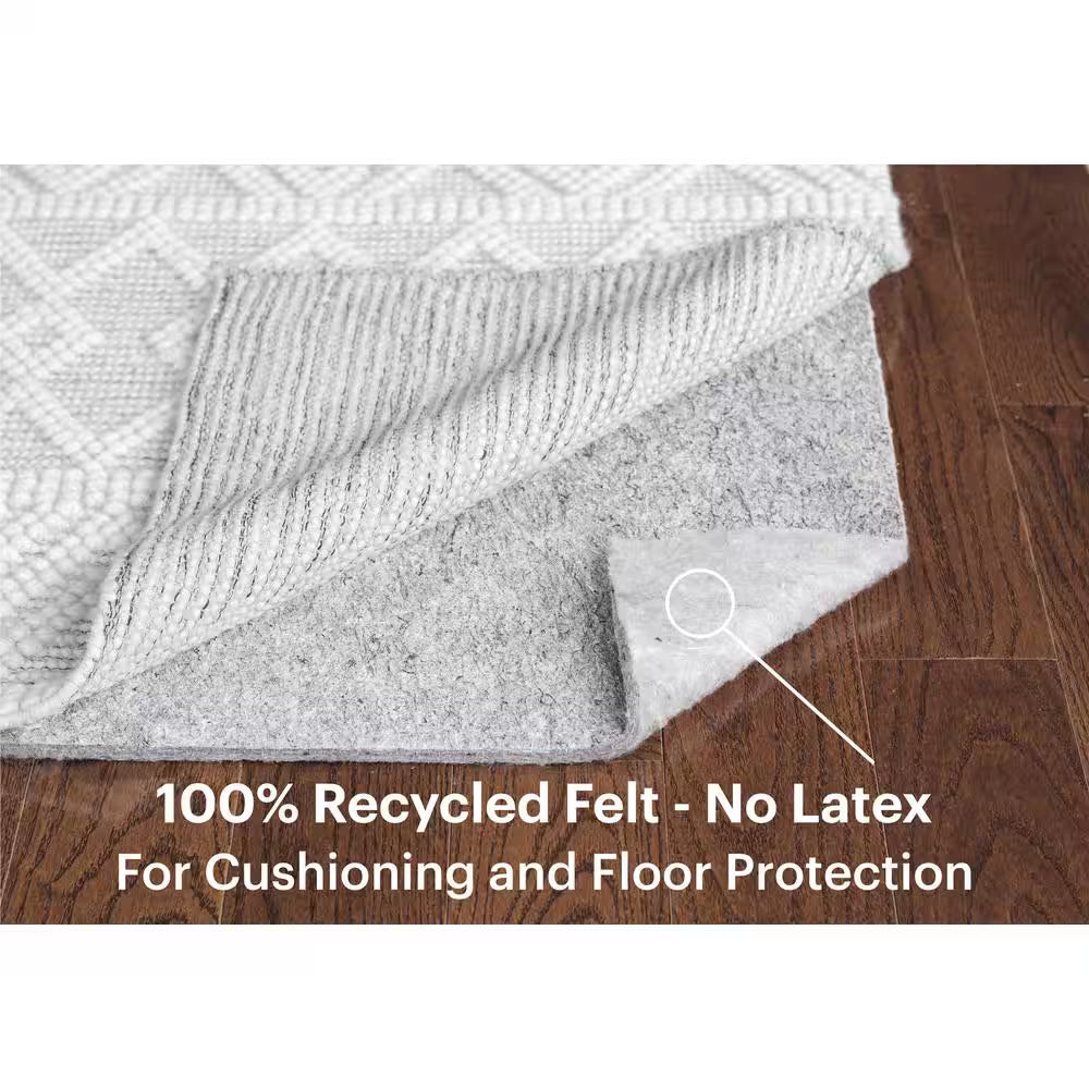 Essentials 8 Ft. X 10 Ft. Hard Surface 100% Felt 3/8 In. Thickness Rug Pad