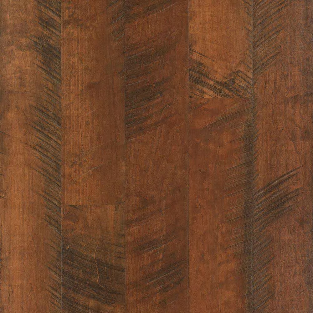 Outlast+ Antique Cherry 12 Mm T X 6.1 In. W Waterproof Laminate Wood Flooring (16.12 Sq. Ft./Case)