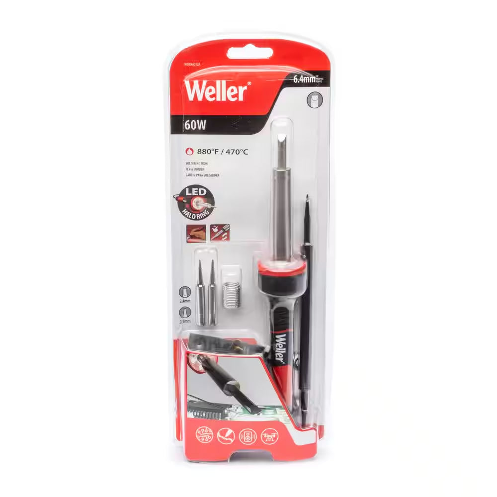 60-Watt/120-Volt Corded Soldering Iron Kit with LED Halo Ring