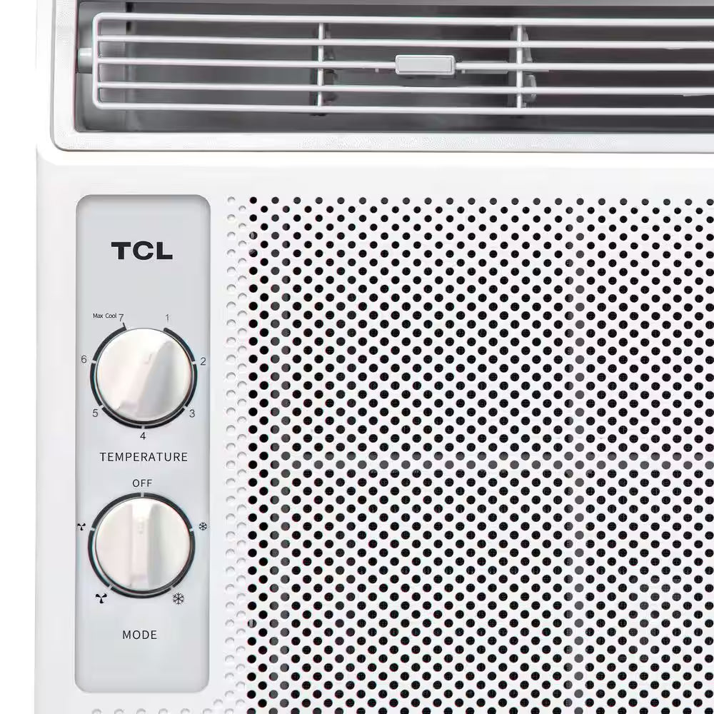 5,000 BTU (DOE) Mechanical Window Air Conditioner Cools 150 Sq. Ft. in White