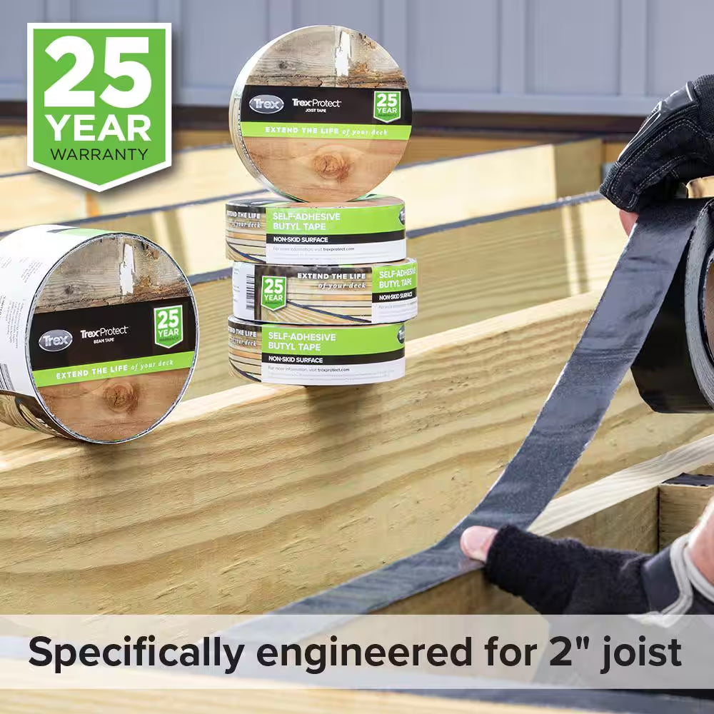 1-5/8 In. X 50 Ft. Joist Tape Self-Adhesive Butyl Tape