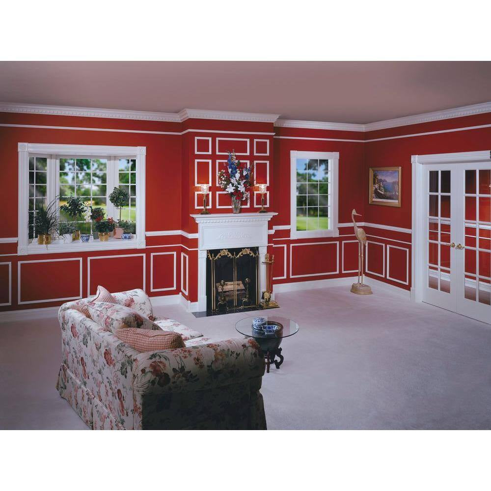 1-1/8 In. X 4-1/2 In. X 4-1/2 In. Hardwood Rosette Block Molding
